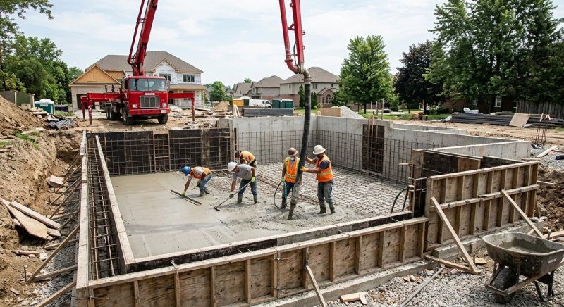 Basement Concrete Pouring in Jackson, MI