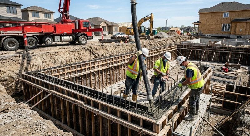 Basement Concrete Pouring in Jackson, MI