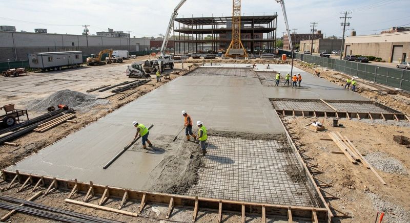 Commercial Slab Construction in Grass Lake, MI