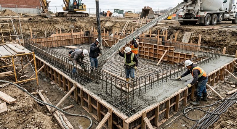 Concrete Basement Pouring in Jackson, MI