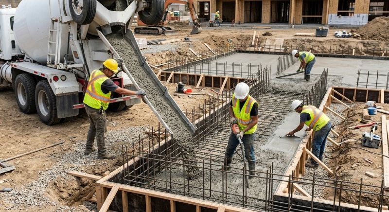 Concrete Foundation Pouring in Jackson, MI