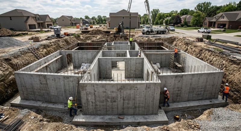 Foundation Construction in Eaton Rapids, MI