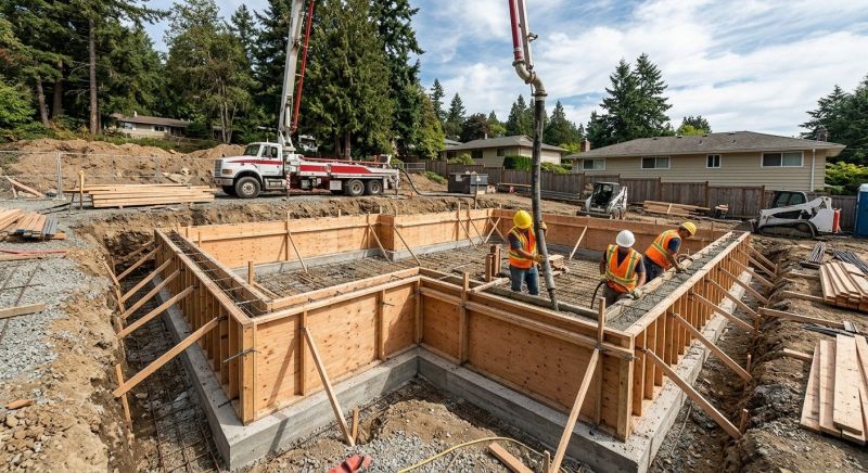 Foundation Construction in Grass Lake, MI