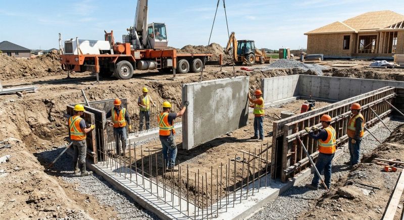 Foundation Wall Pouring in Brooklyn, MI