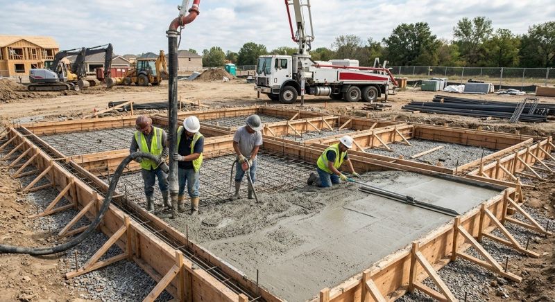 Foundation Wall Pouring in Jackson County, MI