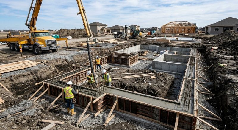 House Foundation Installation in Jackson, MI